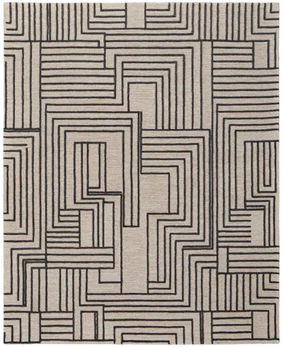 Feizy Gansett T8011 2'x3' Area Rug In Neutral