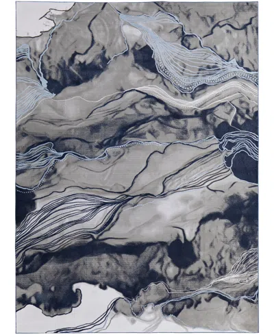 Feizy Gaspar 39ktf 5'2"x7'2" Area Rug In Blue