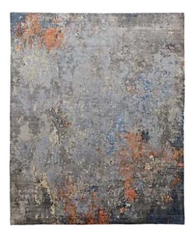 Feizy Gia 8706946f Area Rug, 2' X 3' In Blue/taupe