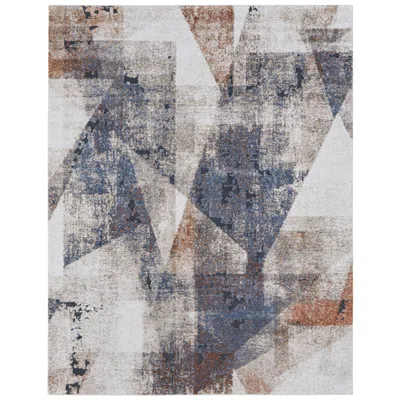 Feizy Gilmore Color Block Indoor Blue Area Rug 39mkf 2' X 3' In Multi