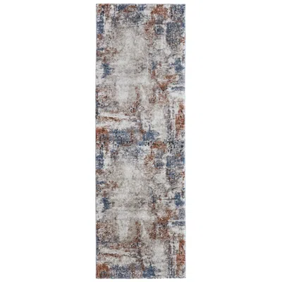 Feizy Gilmore Distressed Indoor Ivory Area Rug 39mnf 2'-6" X 8' In Neutral