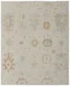Feizy Grafton 69f9f 7'9"x9'9" Area Rug In Gray