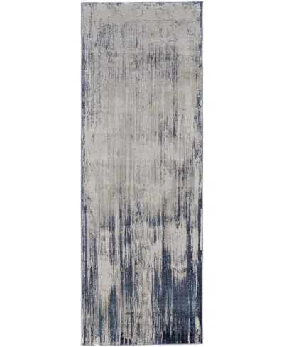 Feizy Indio 39gyf 2'10"x7'10" Runner Area Rug In Gray