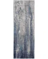 Feizy Indio 39h2f 2'10"x7'10" Runner Area Rug In Blue