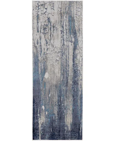 Feizy Indio 39h2f 2'10"x7'10" Runner Area Rug In Blue