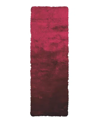 Feizy Indochine 4944550f Runner Area Rug, 2'6 X 6' In Grandberry/red