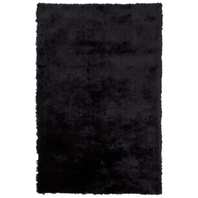 Feizy Indochine Solid Hand Tufted Black Area Rug 4550f 4'-9" X 7'-6"