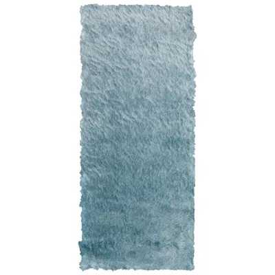 Feizy Indochine Solid Hand Tufted Blue Area Rug 4550f 2'-6" X 6'