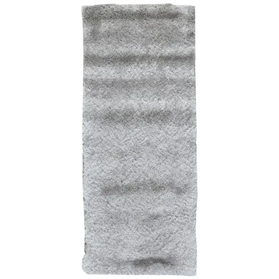 Feizy Indochine Solid Hand Tufted Gray Area Rug 4550f 2'-6" X 6'