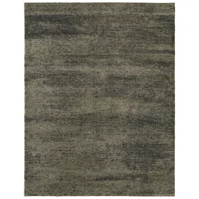 Feizy Jameson Distressed Indoor Green Area Rug 39r8f 6'-7" X 9'-6"