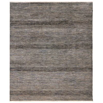 Feizy Janson Stripes Flatweave Gray Area Rug 5'-6" X 8'-6"