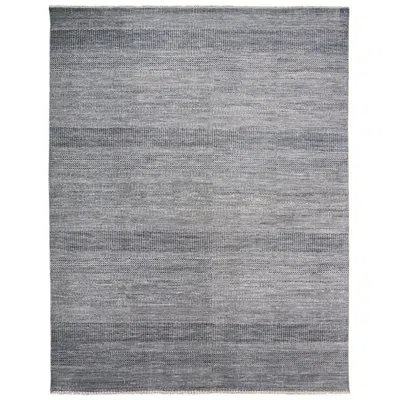 Feizy Janson Stripes Flatweave Silver Area Rug 2' X 3' In Gray