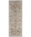 Feizy Kaia 39gjf 2'6"x10' Runner Area Rug In Gray