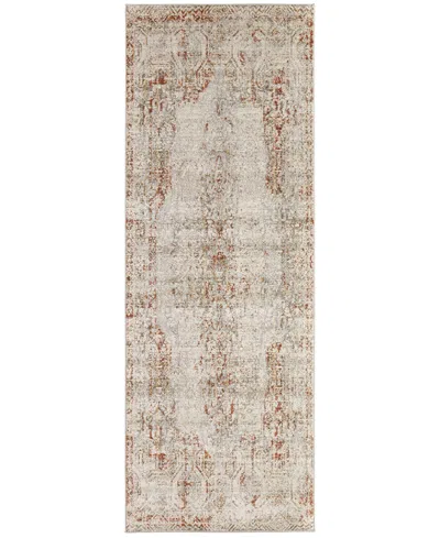 Feizy Kaia 39gkf 2'6"x12' Runner Area Rug In Neutral