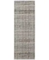 Feizy Kaia 39glf 2'6"x10' Runner Area Rug In Gray