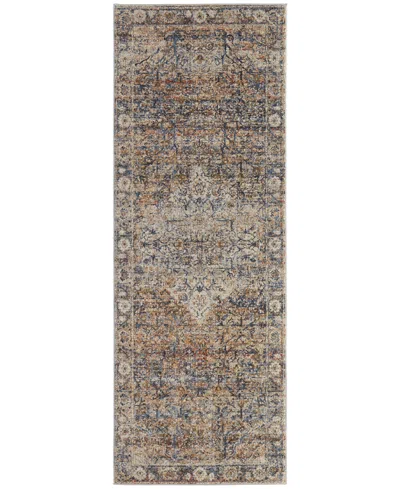 Feizy Kaia 39gmf 2'6"x12' Runner Area Rug In Multi