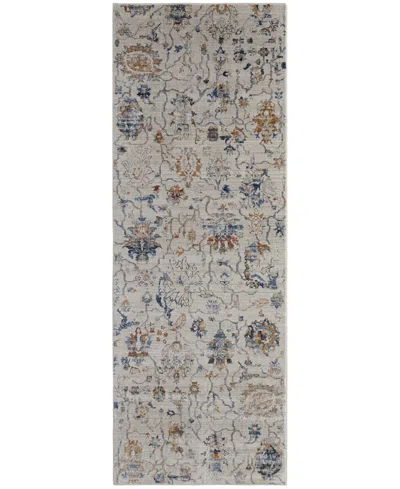 Feizy Kaia 39gpf 2'6"x10' Runner Area Rug In Ivory