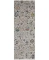 Feizy Kaia 39gpf 2'6"x8' Runner Area Rug In Ivory