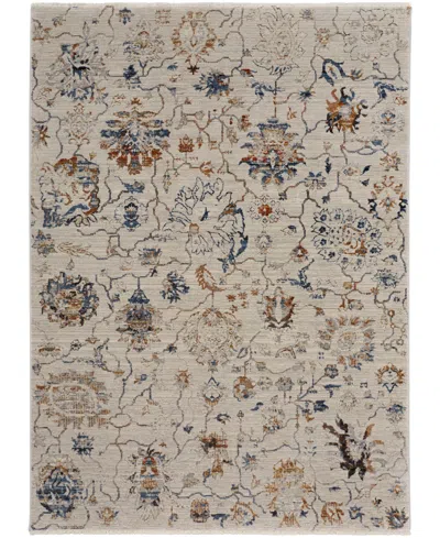 Feizy Kaia 39gpf 3'x5' Area Rug In Ivory