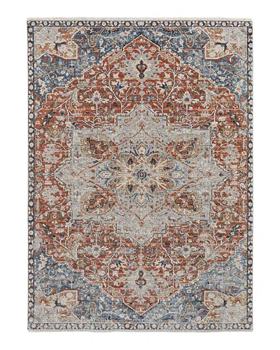 Feizy Kaia 39hxf Area Rug, 2' X 3' In Red Blue