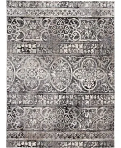 Feizy Kano 3871f Rug Collection In Gray,ivory