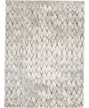 Feizy Kano 3872f 6'7"x9'6" Area Rug In Ivory,gray