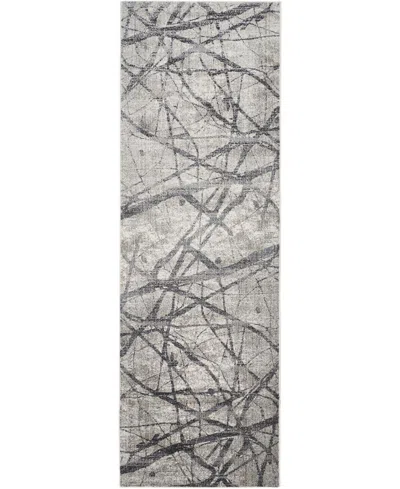 Feizy Kano 3877f 2'7"x8' Runner Area Rug In Taupe,gray