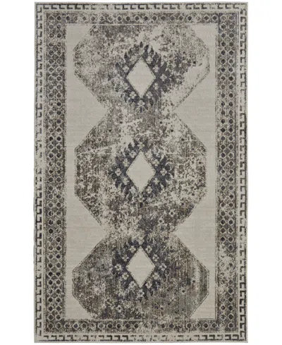 Feizy Kano 39ljf 2'2"x3' Area Rug In Gray