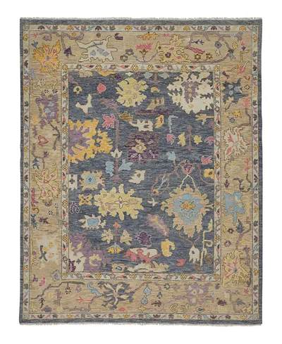 Feizy Karina 6791f Area Rug, 5'6 X 8'6 In Blue/beige