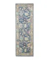 Feizy Karina 6791f Runner Area Rug, 2'6 X 8' In Blue/beige