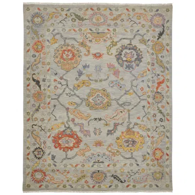 Feizy Karina Persian Hand Knotted Gray Area Rug 3'-6" X 5'-6"