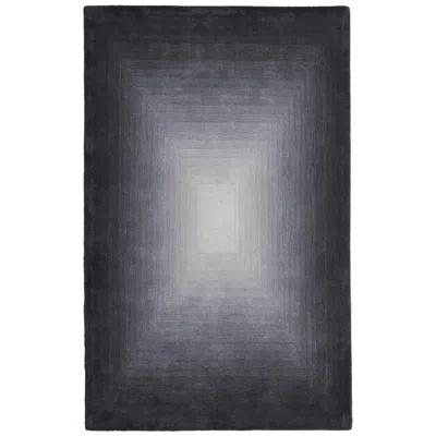 Feizy Katya Abstract Hand Tufted Black Area Rug 8' X 10' In Gray
