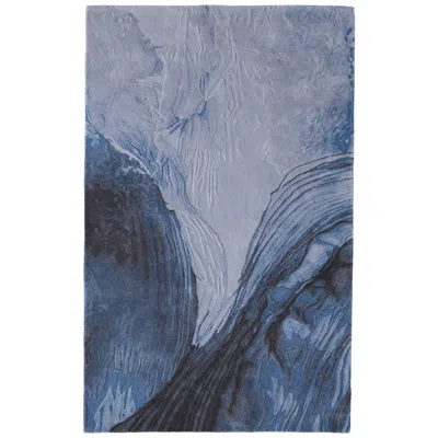 Feizy Kawai Abstract Hand Tufted Blue Area Rug 8' X 10'