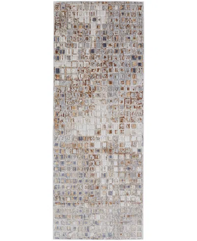 Feizy Laina 39g0f 3'x10' Runner Area Rug In Tan,ivory