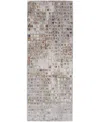 Feizy Laina 39g0f 3'x8' Runner Area Rug In Tan,ivory