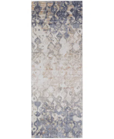 Feizy Laina 39g7f 3'x8' Runner Area Rug In Tan,ivory