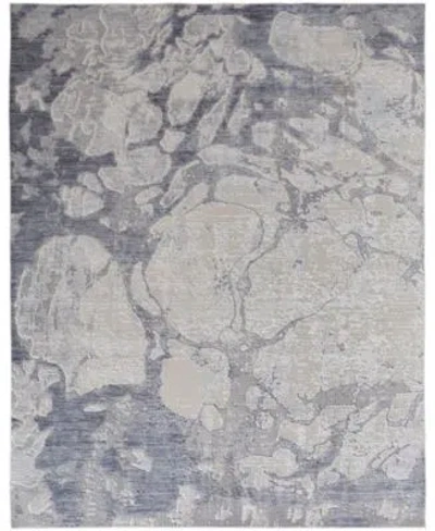 Feizy Laina 39g8f Rug Collection In Ivory,blue