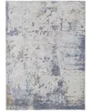 Feizy Laina 39ghf 7'10''x9'6'' Area Rug In Ivory,gray