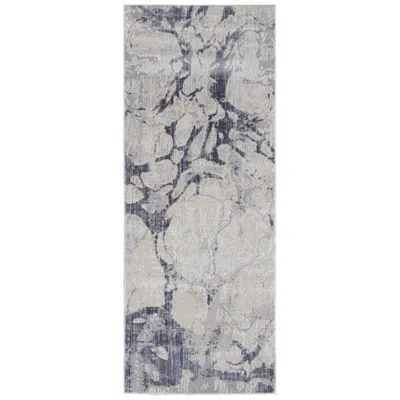 Feizy Laina Abstract Indoor Ivory Area Rug 39g8f 3' X 8'