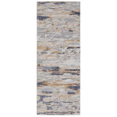 Feizy Laina Abstract Indoor Tan Area Rug 39g5f 3' X 10'