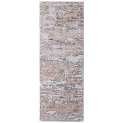 Feizy Laina Abstract Indoor Tan Area Rug 39g5f 3' X 12'