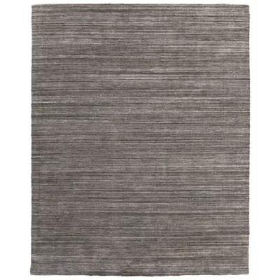 Feizy Lakewood Solid Hand Woven Black Area Rug 8a23f 2' X 3' In Brown