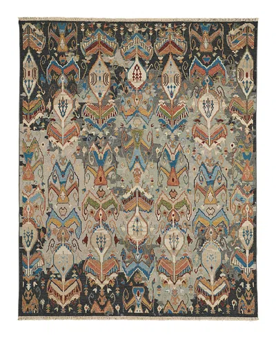Feizy Leylan 0563f Area Rug, 2' X 3' In Charoal/multi
