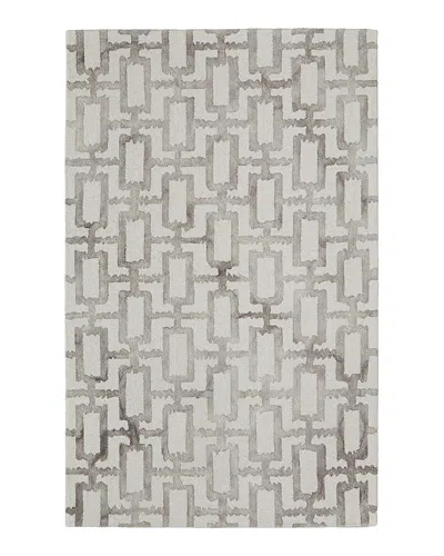Feizy Lorrain 6108919f Area Rug, 8' X 11' In Gray/ivory