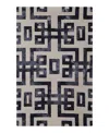 Feizy Lorrain 8568f Area Rug, 5' X 8' In Noir