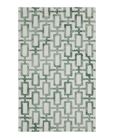 Feizy Lorrain 8919f Area Rug, 3'6 X 5'6 In Green/ivory