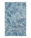Feizy Lorrain 8920f Area Rug, 5' X 8' In Blue/ivory