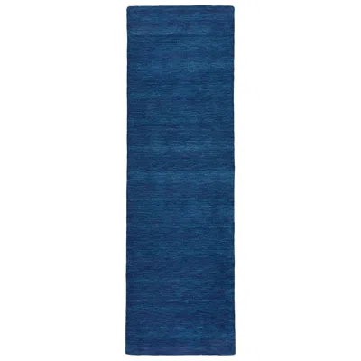 Feizy Luna 8049f 2'6"x8' Runner Area Rug In Blue