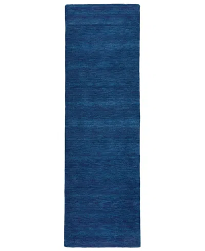 Feizy Luna 8049f 2'6"x8' Runner Area Rug In Blue