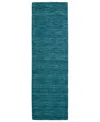 Feizy Luna 8049f 2'6"x8' Runner Area Rug In Blue,green